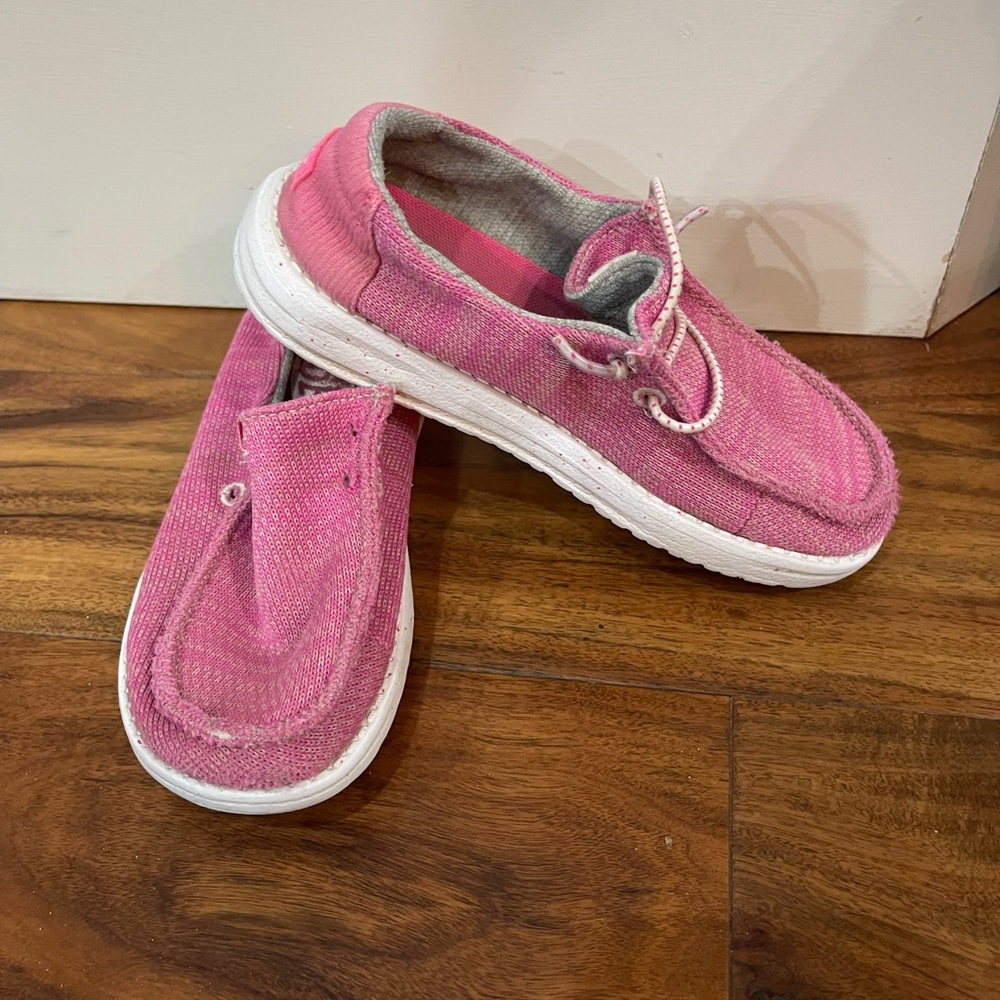 Hey Dude Bright Pink Slip-On Shoes